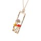 thumbnail image 2 of Collar de cadena de clavícula con forma de hongo YONGSHENG colgante de oro para mujeres y niñas, 2 of 5