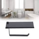 thumbnail image 4 of Soporte Para Papel Higiénico, Soporte Para Teléfono Para Inodoro, Duradero, Antioxidante, Con Tornillos Para Baño, Para Cocina Y Baño ANGGREK Negro, 4 of 8