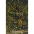 thumbnail image 3 of Edwin Lord Weeks 17x24 Black Modern Framed Museum Art Print Titled - In the Garden (1876), 3 of 5