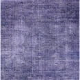 thumbnail image 1 of Ahgly Company Machine Washable Indoor Square Industrial Modern Crocus Purple Area Rugs, 6' Square, 1 of 7