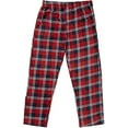 thumbnail image 4 of North 15 Boy's Cozy Plaid Polar Fleece Lounge Pants-1225B-Design 15-14-16, 4 of 5