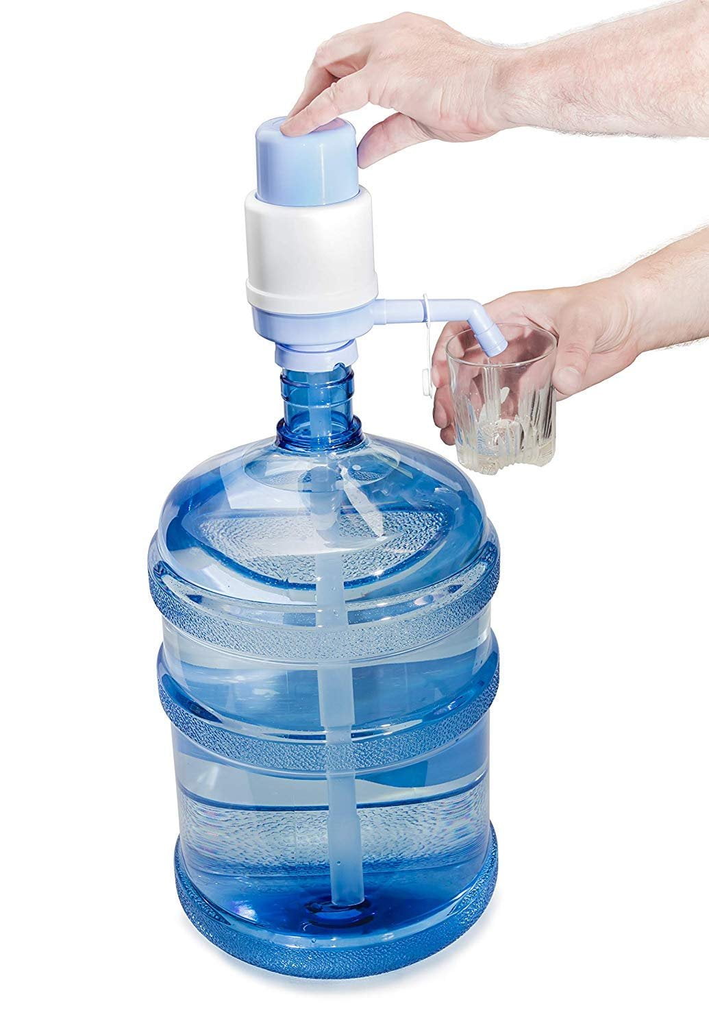 5 GAL Blue Plastic Jug / Water Container with White Cap – R & B Import