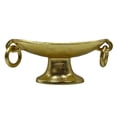 thumbnail image 4 of Bergamo Art 16" Decorative Handmade Aluminum Modern Pedestal Bowl in Gold, 4 of 6