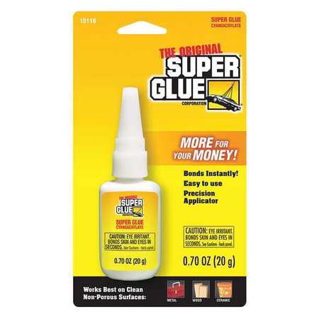 SUPER GLUE 15118 Instant Adhesive,20g (Best Way To Remove Super Glue From Fingers)