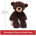 thumbnail image 4 of Peluche GUND Fuzzy Oso de peluche marrón chocolate 34 cm, 4 of 9