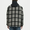 thumbnail image 6 of Winter Heavy Warm Lined Plaid Flannel Jacket Men Plus Big&Tall Mens Coat, 6 of 9