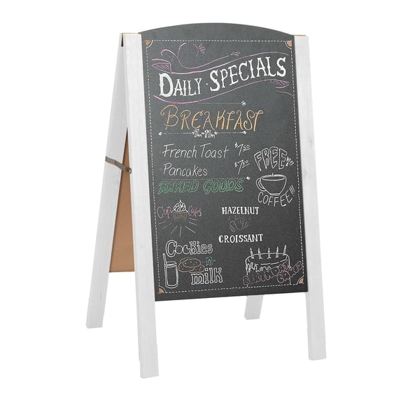 Ilyapa A Frame Chalk Board Easel Sign 20x30 In - Sandwich Signs Outdoor