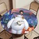 thumbnail image 5 of Baymax: Grandes héroes-theme Fitted Round Tablecloths Elastic Edged Table Covers Waterproof Table Cloth for Kitchen Holiday Party Tables Decor 120cm, 5 of 6
