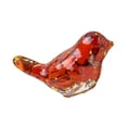 thumbnail image 2 of Sioweci Natural Stone Colorful Bird Figurine Positive Healing Energy Hand-carved Faux Crystal Mini Bird Statue Home Office Desktop Decoration Ornament Style J, 2 of 13