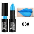 thumbnail image 3 of Lápiz labial mate aterciopelado resistente al agua, pigmento duradero, lápiz labial, maquillaje de labios, fiesta de Halloween, Navidad, negro, blanco, amarillo, verde, morado, 3 of 5