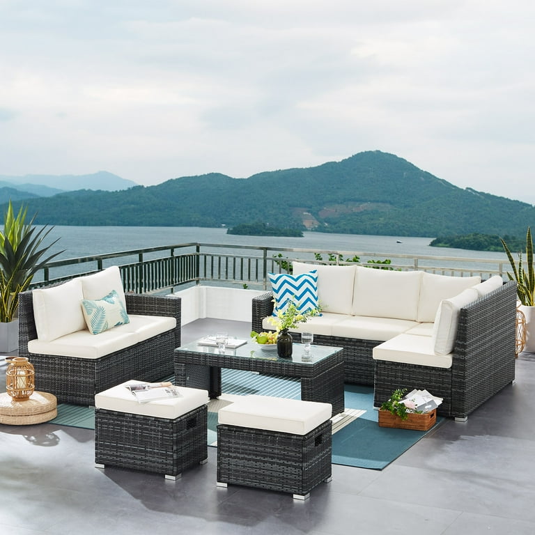 Tribesigns 8 on sale piece patio set