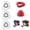 (3+1+1) PCS, variant on 3 Pack Mop Replacement Heads For O-Ceda Mop Replace Head EasyWrin Spin Mop Heads Replacements, Microfiber Spin Mop Refills, Easy Cleaning Mop Head Replacement (White-3 Mop Heads) 3pcs