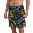 thumbnail image 2 of Kdxio Off-Road Vehicle Pattern Mens Casual Shorts - Drawstring Summer Beach Sports Shorts for Men, 2 of 9