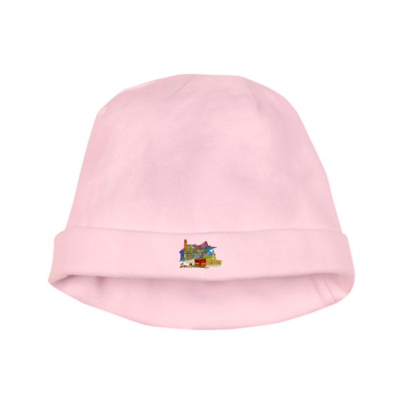 CafePress - San Francisco Travel Poster - Baby Hat