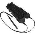 thumbnail image 3 of AVEKI Women's Lace Waist Belt Obi Bowknot Cinch Wide Belt Bow Tie Wrap Boho Corset Dress Waist Band Pu Leather, Black, 3 of 4