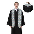 thumbnail image 4 of Fuzoiu Cactus1 Print Graduation Sash,Graduation Stole,Unisex Adult Graduation Stole Shawl 91" Long,for Academic Commencements Shawl-Sharp Corner, 4 of 7