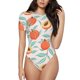 thumbnail image 1 of Balery Peach Body de cuello redondo de manga corta para mujer Tops de manga corta Tops básicos-Large, 1 of 7