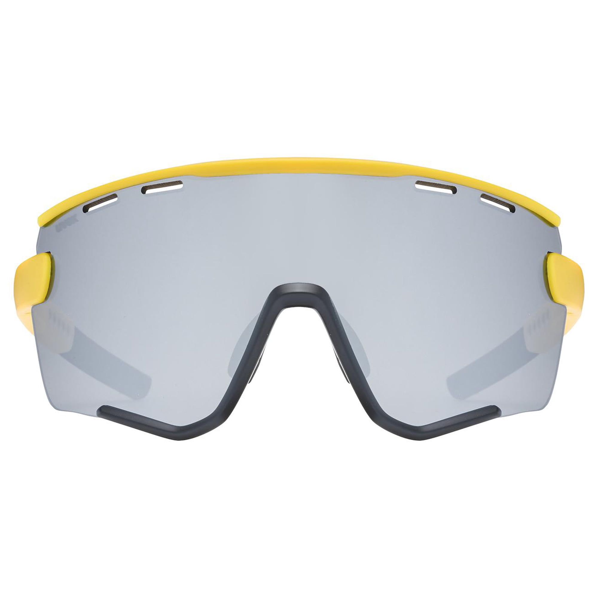 uvex Unisex - Adults sportstyle 236 Set Sports eyewear - sunbee-black matt/silver