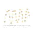 thumbnail image 2 of LABSERRON Elegant Design Golden Circle Dots Paper Garland 1Set for Wedding and Birthday Celebrations, 2 of 8