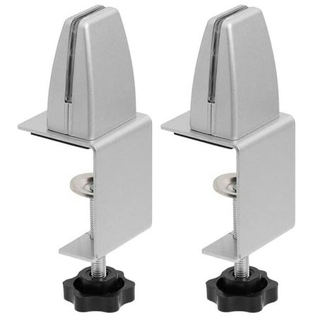 

2Pcs Sneeze Guard Clamp Bracket Desk Partition Clamp for 1/8Inch to 1Inch Thick Acrylic Panels Adjustable C Shape Clamp