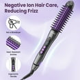 thumbnail image 6 of NEXPURE Curling Iron - Ionic Curling Iron brush, Hair Straightener and Curler 2 in 1 for Long-Lasting Curls, Smooth Straight Hair & Frizz-Free Styling, Purple, 6 of 11