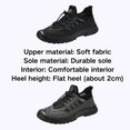 thumbnail image 6 of CHICVOMEY Men's Breathable Mesh Running Shoes Lightweight Walking Shoes for Men Slip-Resistant Comfortable Athletic Shoes for Hiking Gym Outdoor Sports, 6 of 6