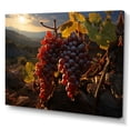 thumbnail image 2 of Designart "Harvest Vineyard Scenic Vibrant painting" Vineyard Wall Decor, 2 of 5