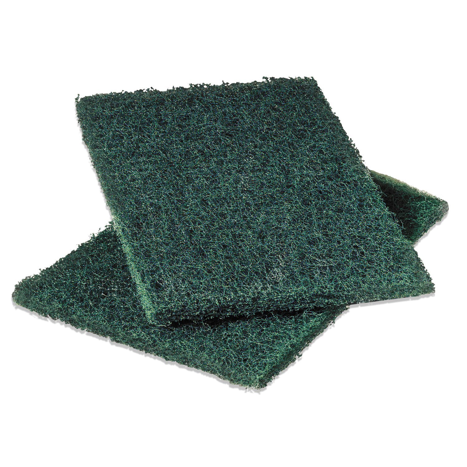Pack of 30 Heavy Duty Professional Green Scourer Pads 6'' x 9'' 