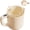 Beige, variant on Multi-Function Electric Egg Churn , 2-In-1 Whisk & Filter For Eggs, Cordless Handheld Mixer & Strainer, Electric Whisk For Eggs, With Built-In Filter Plate, Sauces, Smoothies