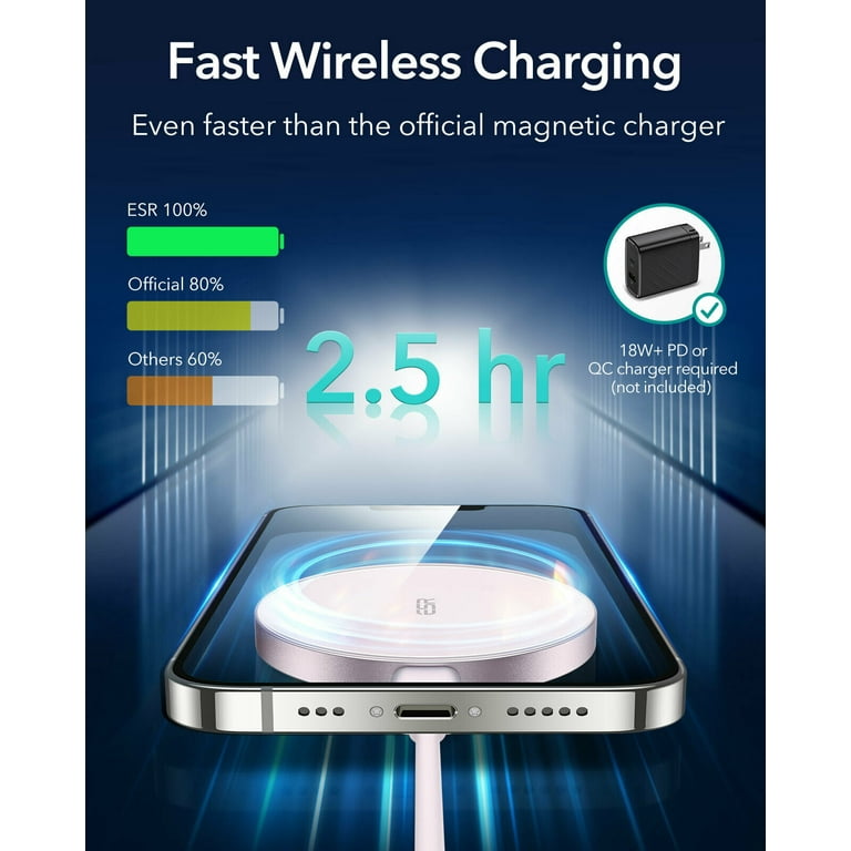 ESR HaloLock Kickstand Wireless Charger MagSafe Compatible