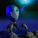 thumbnail image 4 of LED Star Projection Lamp Projector Interactive Atmosphere Night Light Space Man Bedroom Desktop Decor Child Gift, 4 of 5