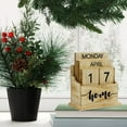 thumbnail image 3 of Pxyqht Wooden Calendar, Perpetual Calendar, Countdown Board, Desk Decoration, Home Ornaments, Ideal for Office or Study Use, 3 of 6