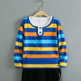 thumbnail image 2 of Zshosam Toddler Boy Long Sleeve Crewneck Sweatshirt Toddler Boys' Long Sleeve Shirts Crewneck Pullover Cartoon Graphic Soft Warm Winter Top Size 10T 11T,(Dark Blue 10-11 Years), 2 of 3