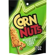 CORN NUTS Mexican Style Street Corn Flavored kernels, Plant-Based Snack, 7 Oz Resealable Bag
