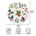 thumbnail image 4 of IAUYY Set of 6 Round Placemats for Dining Tables Heat-Resistant and Wear-Resistant DIY Printing Design Table Placemats，Applicable for Christmas Watercolor Collage Collection, 4 of 7