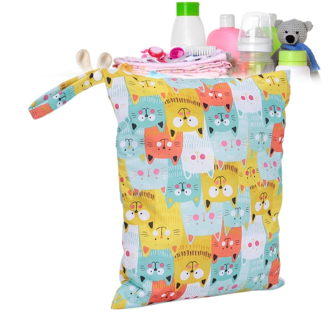 Bolsa seca y húmeda para pañales de tela, bolsa para pañales de tela para bebés, bolsa para pañales de tela para bebés, bolsa para pañales húmedos, diseño exquisito