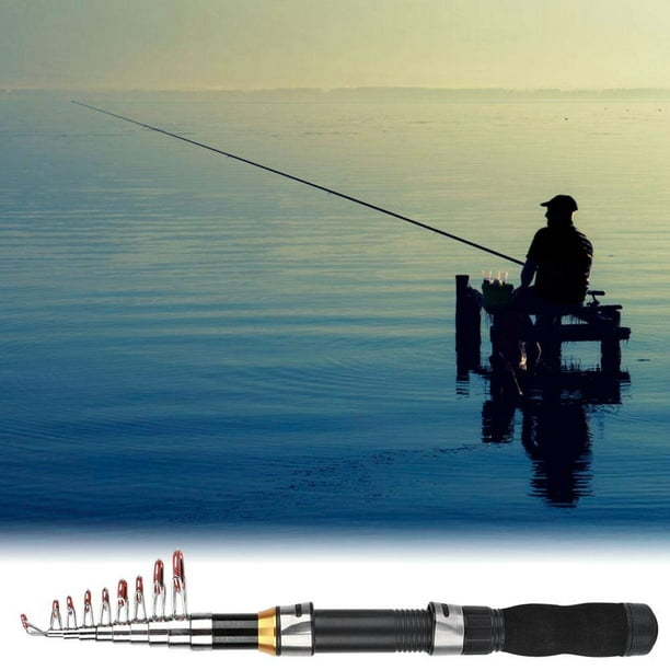 Amdohai Telescopic Fishing Rod Pole Portable Small Short Sea Pole