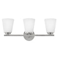 thumbnail image 4 of 85423BN Lark Bri - 45W 3 LED Medium Bath Vanity-9 Inches Tall and 24 Inches Wide-Brushed Nickel Finish, 4 of 10