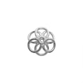 thumbnail image 1 of Silver Overlay Bead Cap CSF-228, 1 of 2