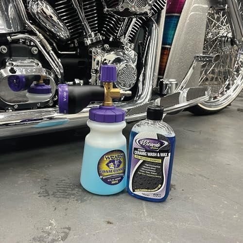 Wizards Products Select Hybrid Ceramic Car Wash & Wax Car Wash Soap Car Cleaning Kit, 16 fl oz