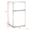 thumbnail image 6 of Portable Skincare Fridge with Double Door, Mini Beauty Fridge for Skincare Cosmetic Makeup, Small Cooler Refrigerator for Bedroom Office, 6 of 6