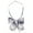 Blue Pink, variant on Unique Bargains Women's Plaid Bow Ties Elastic Band Pretied Bowties for Casual Beige Gray One Size