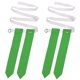 thumbnail image 1 of 2 piezas Niños Fútbol americano Cinturón Cinturón Bandera Estudiantes Juego de rugby Streamer Accesorios para juegos táctiles Prácticas Entrenamiento (Cinturón blanco con banderas verdes), 1 of 4