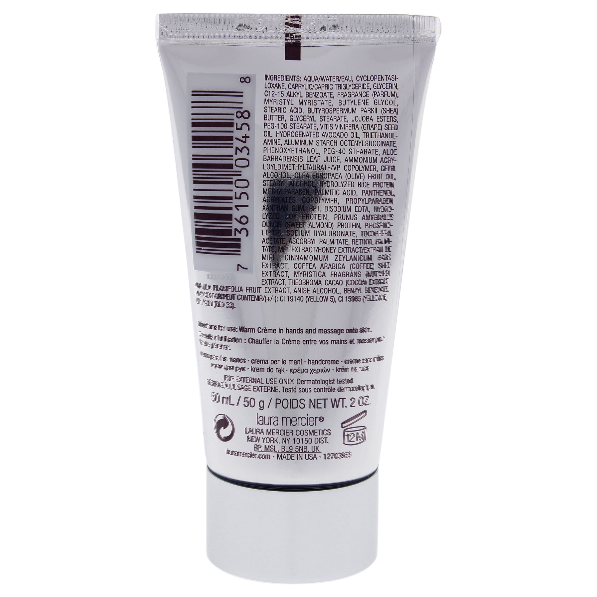 Creme Brulee by Laura Mercier for Women - 2 oz Hand Cream