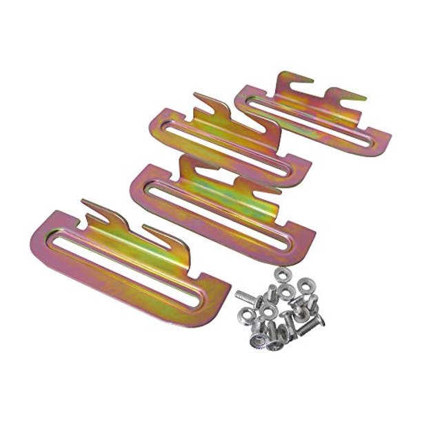 Tech Team Head and Foot Board Hook Set, Attach a Headboard and