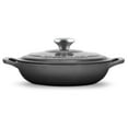 thumbnail image 2 of Rossallini Signature Olla Para Servir Antiadherente De Hierro Fundido Esmaltado Con Tapa Hermética Para Asar Perfectamente, Hornear, Saltear, Dorar Y Freír En Sartén | 3.5Q (3.3L) - Gris Ostra, 2 of 5