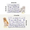 thumbnail image 3 of Iauyy 36x24in Washable Dog Bed Mats, 4cm Thick Comfort Pet Bed with Non-Slip Bottom for Crates, Indoors & Outdoors - Puppy Essentials,Cute Checkered Pattern, 3 of 5
