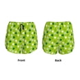 thumbnail image 3 of Balery St Patrick's Day7 Pantalones cortos deportivos para mujer con forro y dos bolsillos, elásticos, para entrenamiento, gimnasio, yoga-XX-Large, 3 of 7