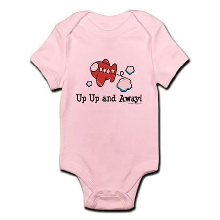 

CafePress - Up Up And Away Airplane Infant Bodysuit - Baby Light Bodysuit