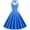 Blue, variant on Vintage Halter Dresses for Women Backless Slip Dress Fashion 2025 Casual Sexy Lace-up Collar Big Swing Puffy Dress Red
